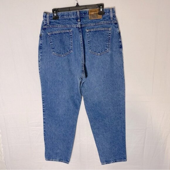 Vintage Wrangler Med Wash Baggy Jeans 16 - Picture 2 of 14